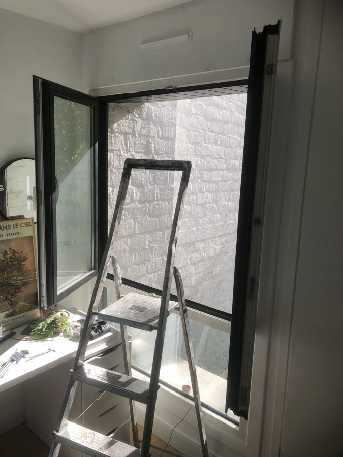 Réglage d'une fenêtre aluminium à Fourqueux
